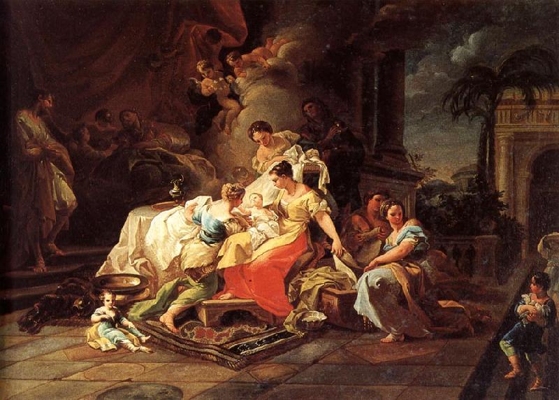 Corrado Giaquinto Birth of the Virgin France oil painting art